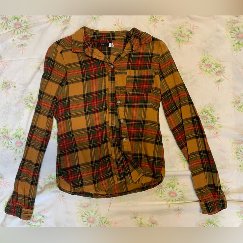 BDG Multicolor Plaid Shirt
